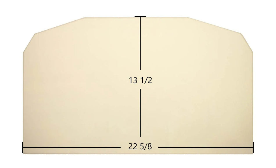 Vermont Castings Montpelier Medium Insert Ceramic Glass Panel (22 5/8" x 13 1/2") | OEM High-Temp Replacement | Part #3000-4325 - Total Hearth