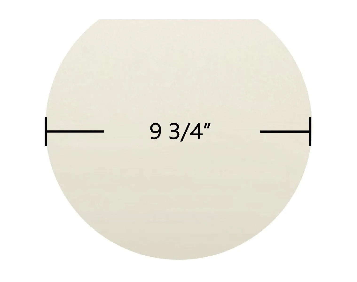 Vermont Iron The Elm Round Glass Panel (9 3/4" Diameter) | OEM High-Temp Replacement | Part #219 - Total Hearth