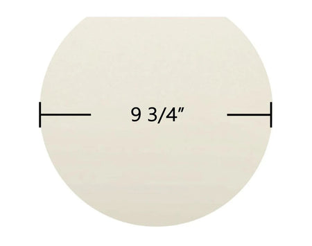 Vermont Iron The Elm Round Glass Panel (9 3/4" Diameter) | OEM High-Temp Replacement | Part #219 - Total Hearth