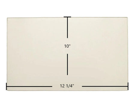 Vogelzang 5790 Pellet Stove Ceramic Glass Panel (892258) – 10" x 12 1/4" - Total Hearth