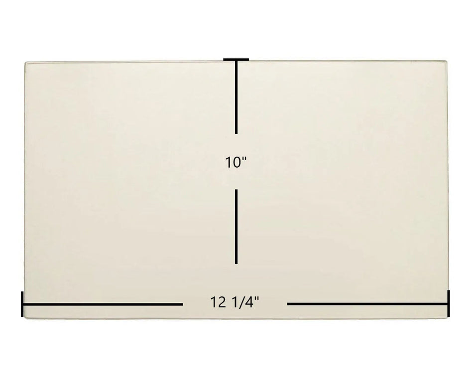 Vogelzang 5790 Pellet Stove Ceramic Glass Panel (892258) – 10" x 12 1/4" - Total Hearth
