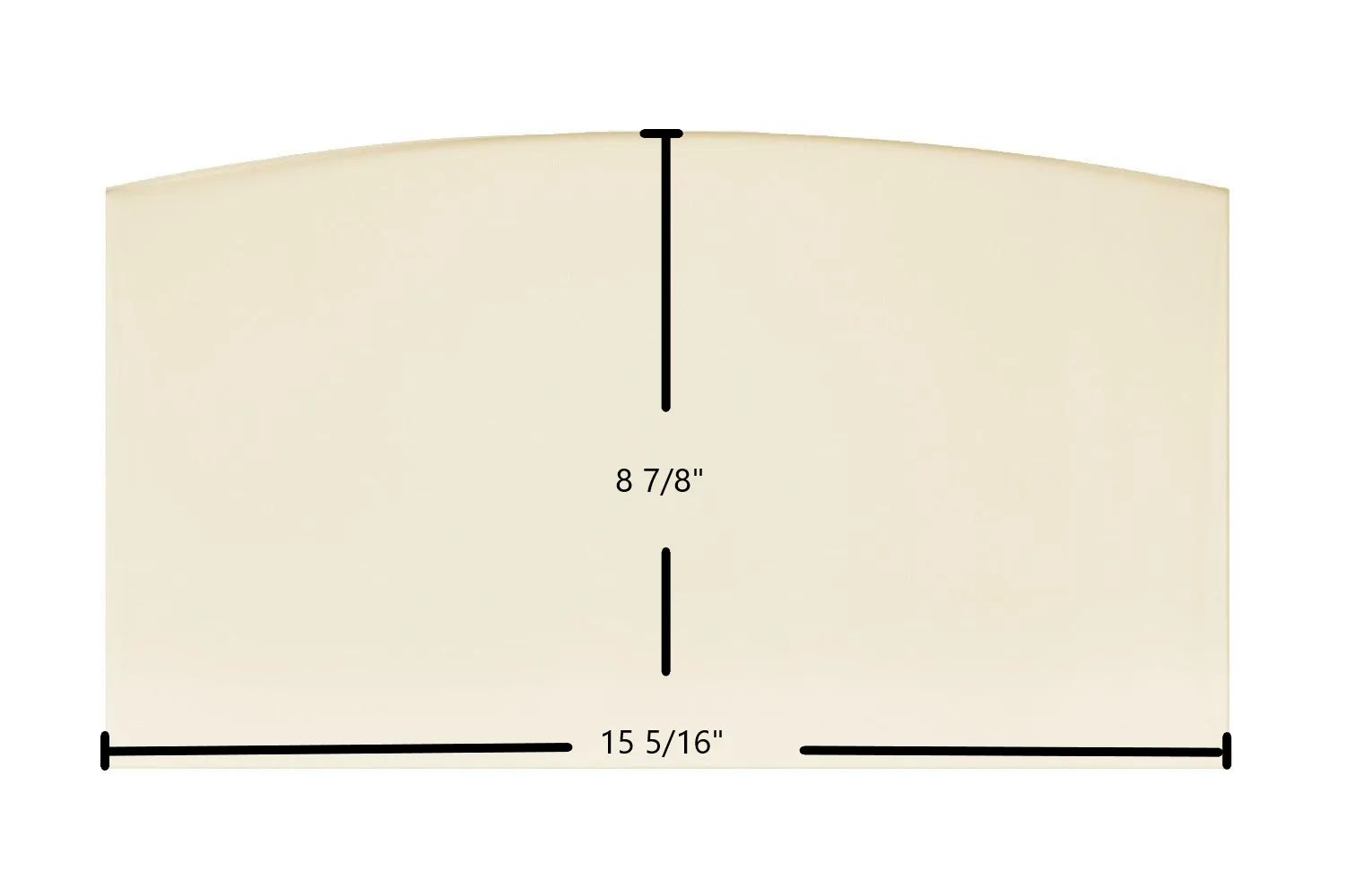 Vogelzang Highlander TR003 Glass Panel (15 5/16" x 8 7/8") | OEM High-Temp Replacement | Part #03-21 - Total Hearth