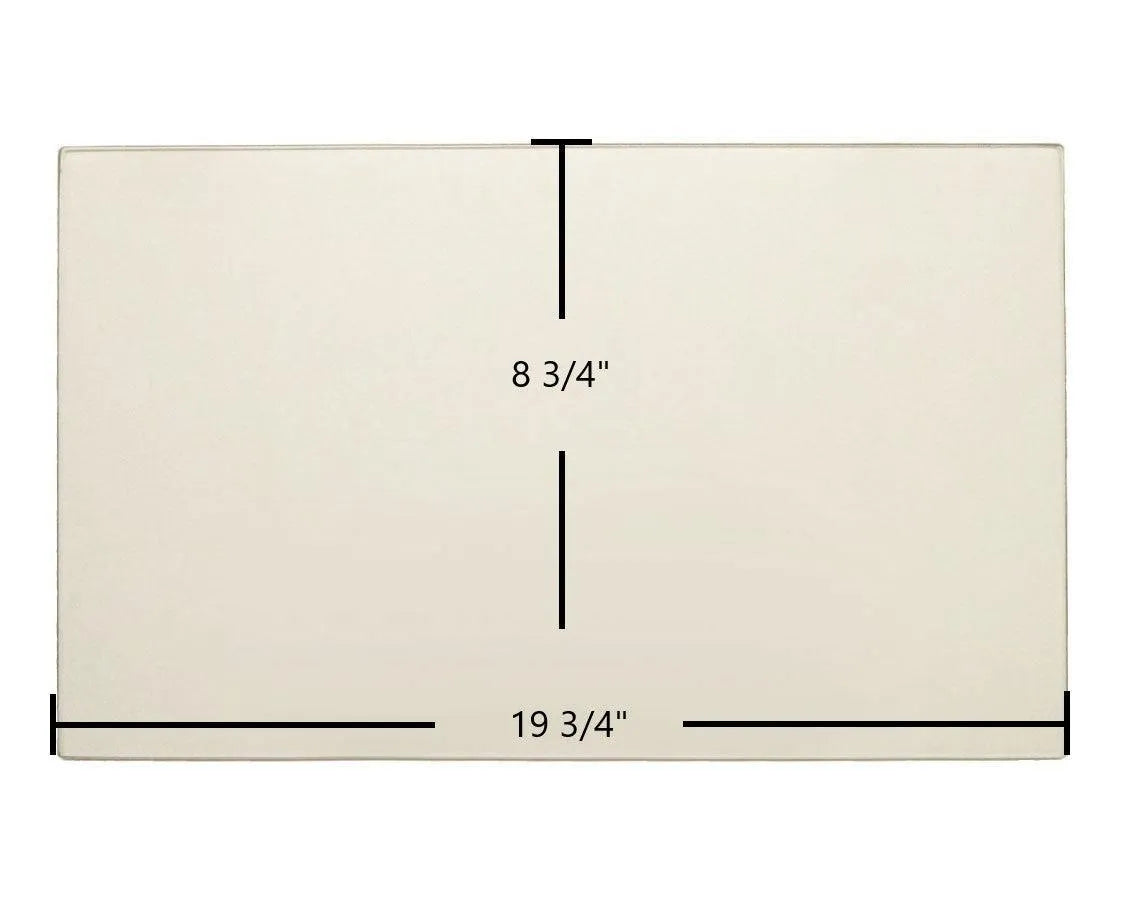Vogelzang Mountaineer VG650ELG Archtop Glass Panel (19 3/4" x 8 3/4") | OEM High-Temp Replacement | Part #650-10 - Total Hearth