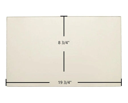Vogelzang Mountaineer VG650ELG Archtop Glass Panel (19 3/4" x 8 3/4") | OEM High-Temp Replacement | Part #650-10 - Total Hearth