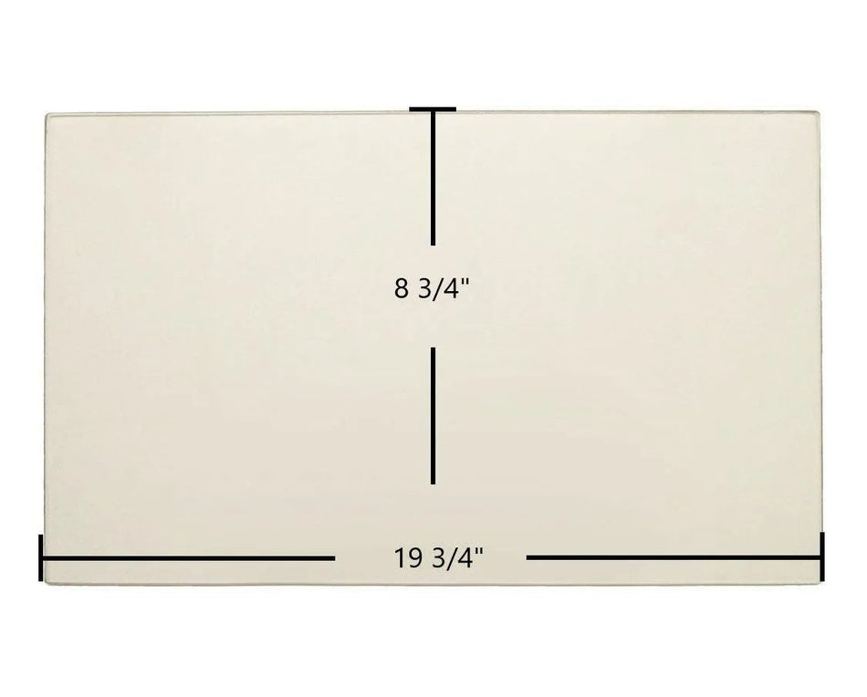 Vogelzang Mountaineer VG650ELG Archtop Glass Panel (19 3/4" x 8 3/4") | OEM High-Temp Replacement | Part #650-10 - Total Hearth