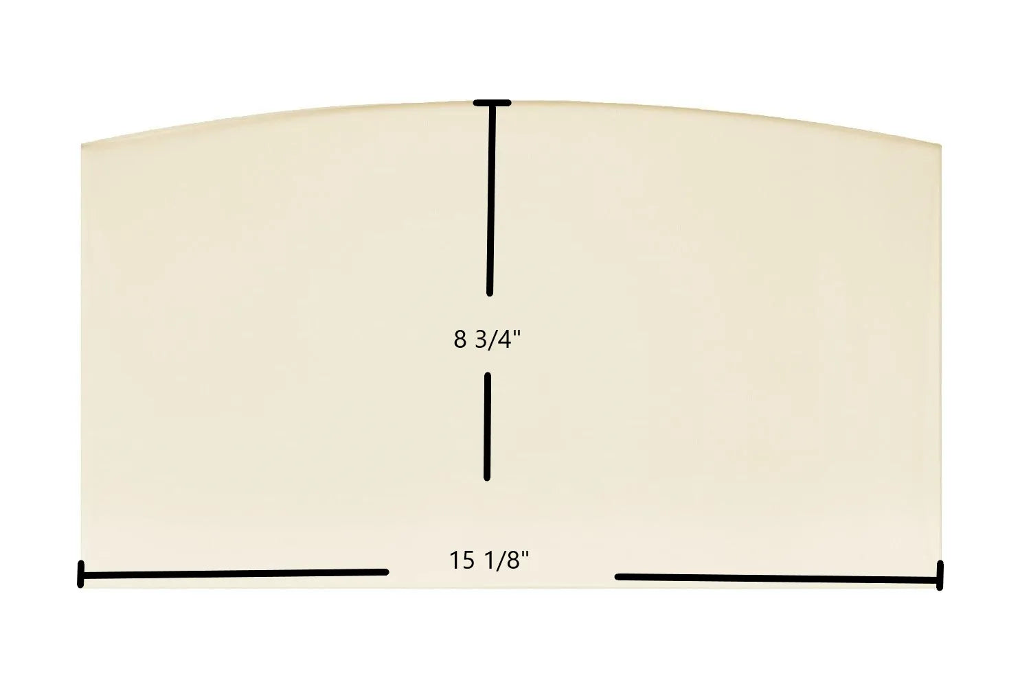 Vogelzang Shiloh TR002B Glass Panel (15 1/8" x 8 3/4") | OEM High-Temp Replacement | Part #02-18 - Total Hearth
