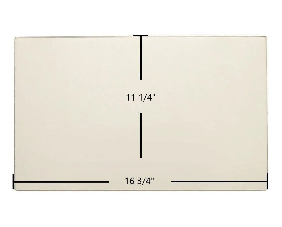 Vogelzang VG2020 & VG2520 Glass Panel (16 3/4" x 11 1/4") | OEM High-Temp Replacement | Part #893155 - Total Hearth