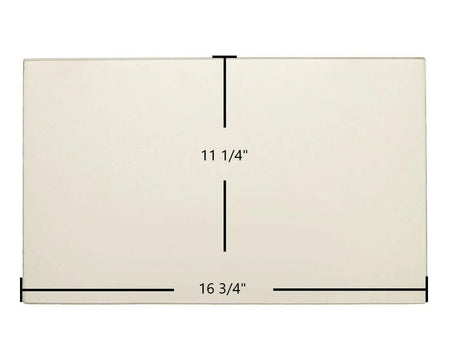 Vogelzang VG2020 & VG2520 Glass Panel (16 3/4" x 11 1/4") | OEM High-Temp Replacement | Part #893155 - Total Hearth