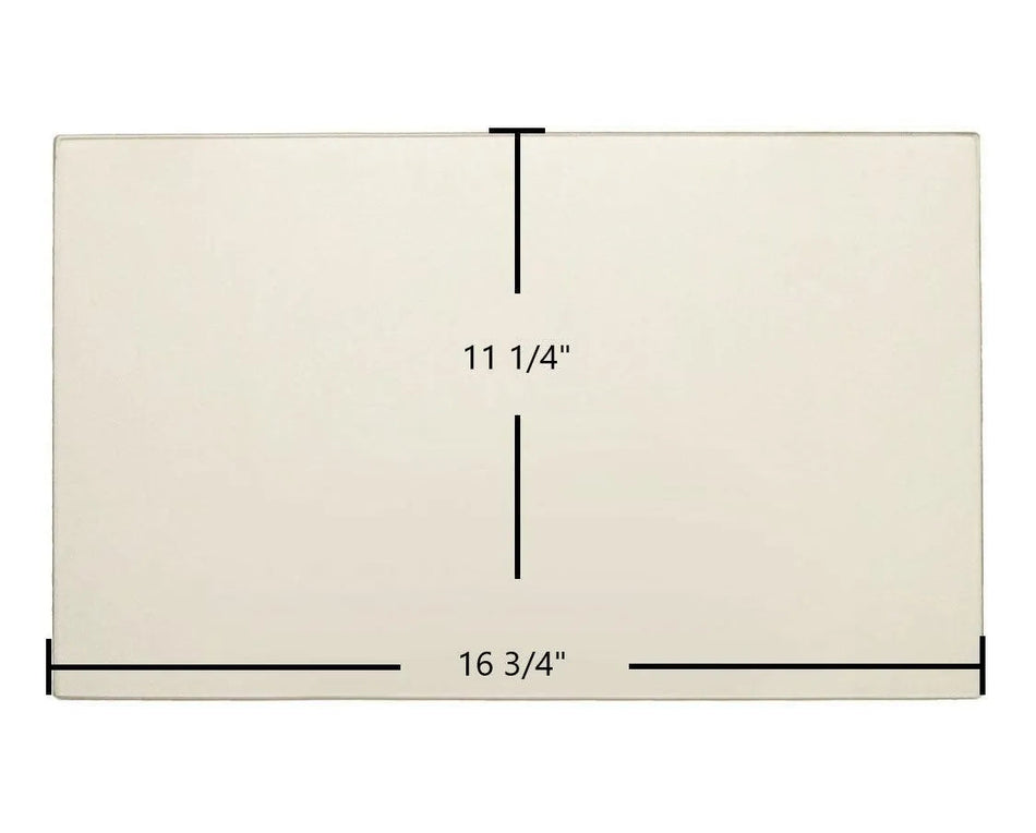 Vogelzang VG2020 & VG2520 Glass Panel (16 3/4" x 11 1/4") | OEM High-Temp Replacement | Part #893155 - Total Hearth
