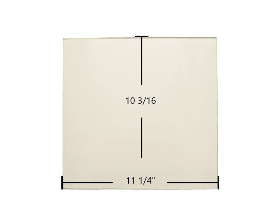 Waterford 103 Glass Panel (11 1/4" x 10 3/16") | OEM High-Temp Replacement | Part #68-133-005 | USA-Made Ceramic Stove Glass - Total Hearth