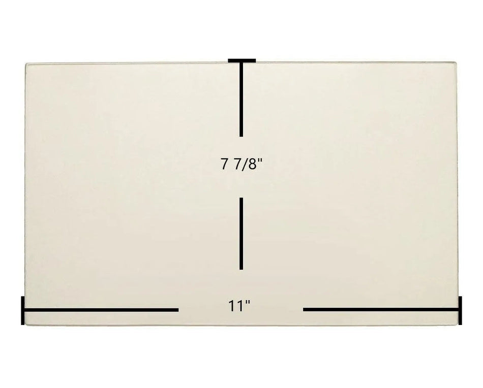 Weso Stove Glass Panel (11" x 7 7/8") | High-Temp Ceramic Replacement | USA-Made Wood Stove Glass - Total Hearth