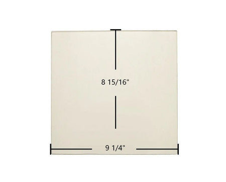 Waterford 106 Glass Panel (9 1/4" x 8 15/16") | OEM High-Temp Replacement | Part #68-133-001 | USA-Made Ceramic Stove Glass - Total Hearth