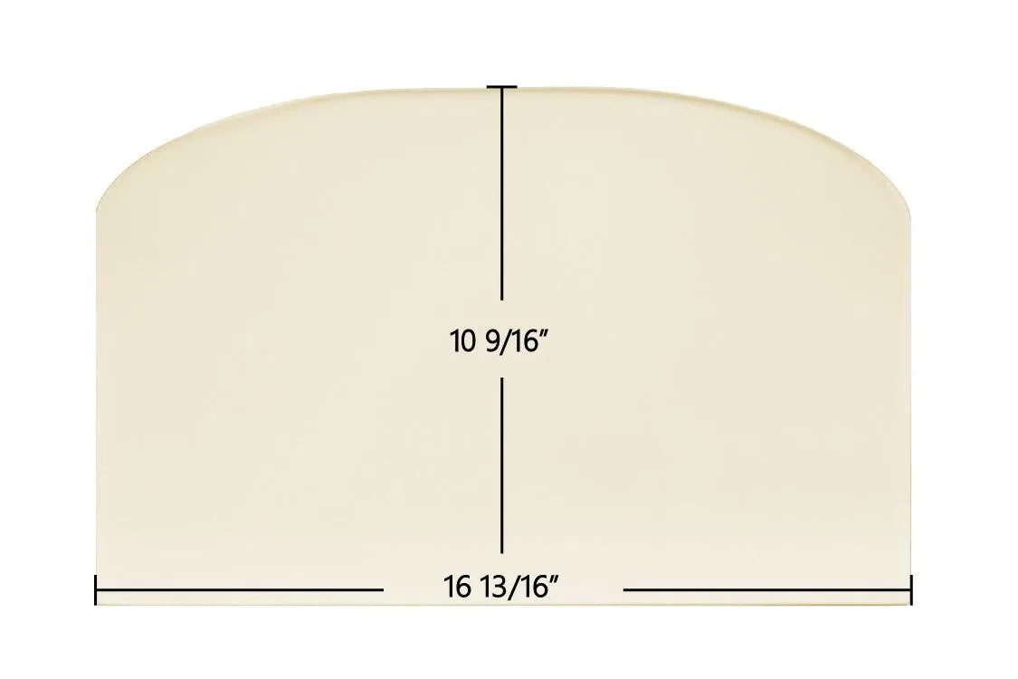 Waterford Ashling Archtop Glass Panel (16 13/16" x 10 9/16") | OEM High-Temp Replacement | Part #68-133-009 | USA-Made Ceramic Stove Glass - Total Hearth