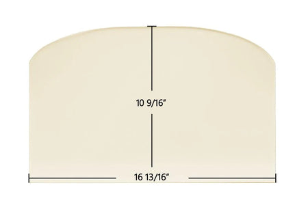 Waterford Ashling Archtop Glass Panel (16 13/16" x 10 9/16") | OEM High-Temp Replacement | Part #68-133-009 | USA-Made Ceramic Stove Glass - Total Hearth