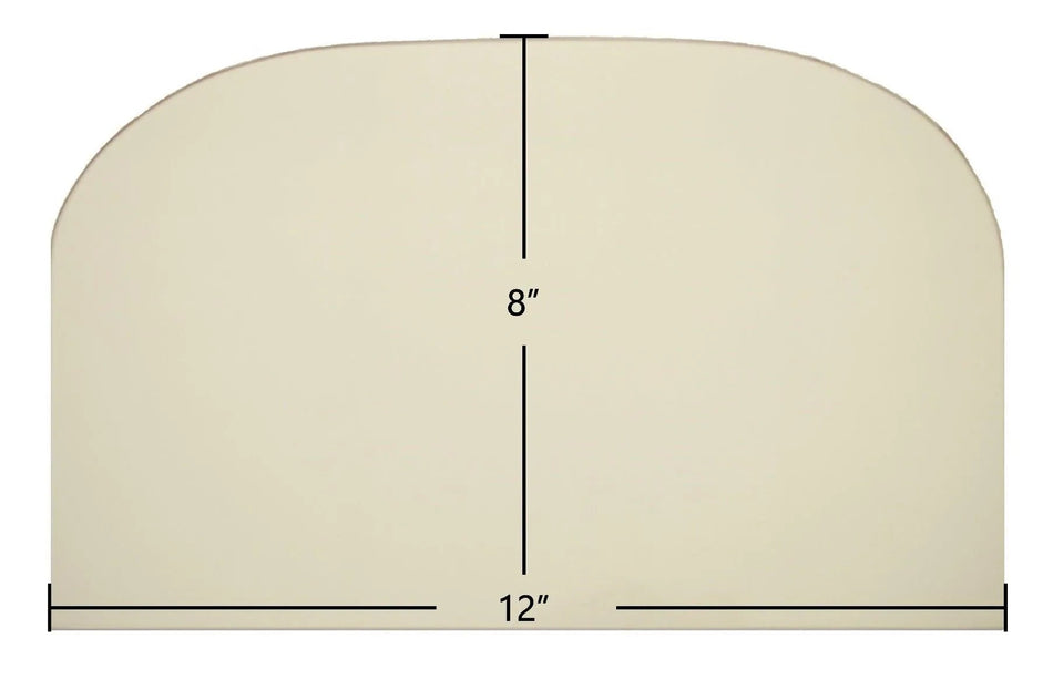 Waterford Leprechaun 100B, 90T/V Archtop Glass Panel (12" x 8") | OEM High-Temp Double Door Replacement | USA-Made Ceramic Glass - Total Hearth