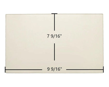 Waterford Shamrock Glass Panel (9 9/16" x 7 9/16") | OEM High-Temp Replacement | Part #68-133-002 | USA-Made Ceramic Stove Glass - Total Hearth
