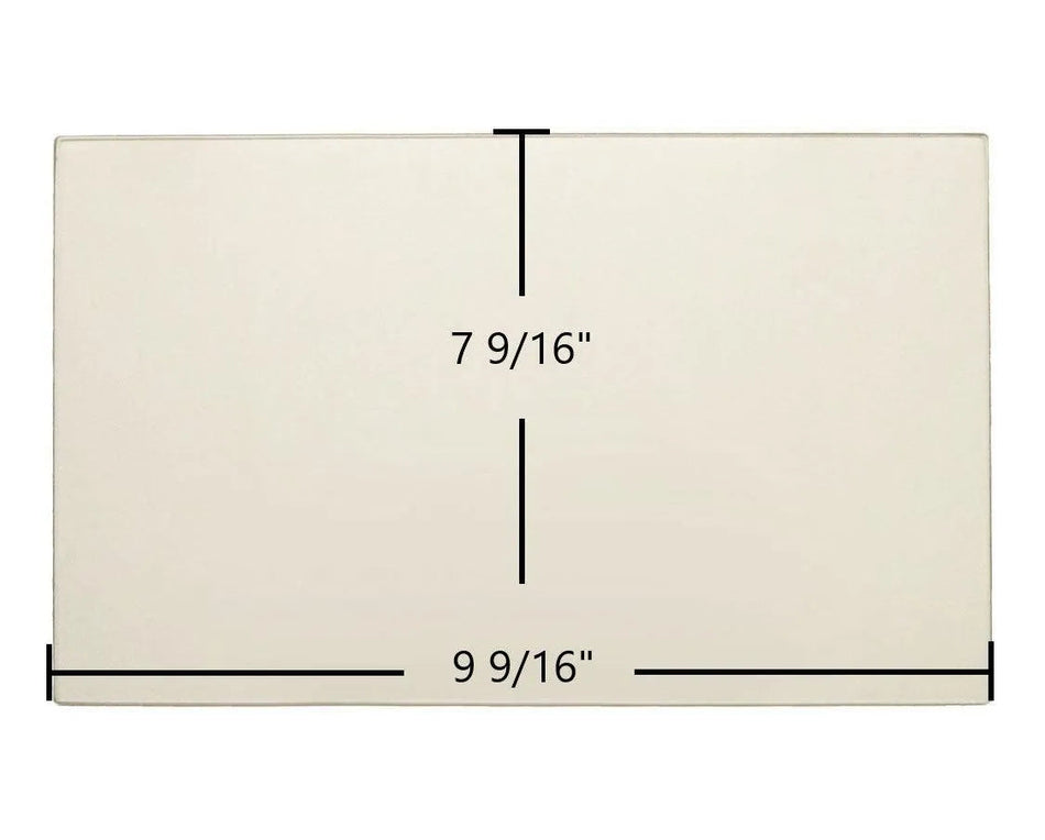 Waterford Shamrock Glass Panel (9 9/16" x 7 9/16") | OEM High-Temp Replacement | Part #68-133-002 | USA-Made Ceramic Stove Glass - Total Hearth
