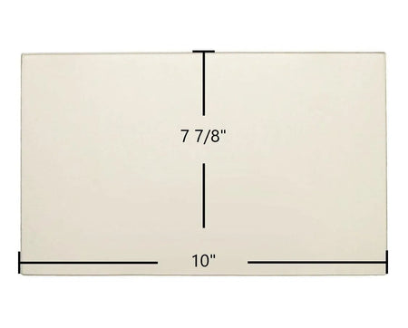 Waterford Shire Glass Panel (10" x 7 7/8") | OEM High-Temp Replacement | Part #68-133-003 | USA-Made Ceramic Stove Glass - Total Hearth