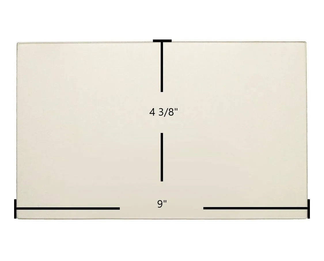 Whitfield Advantage I, II, II-T, II-T Classic Side Glass – 9" x 4 3/8" (Part #12146401) - Total Hearth