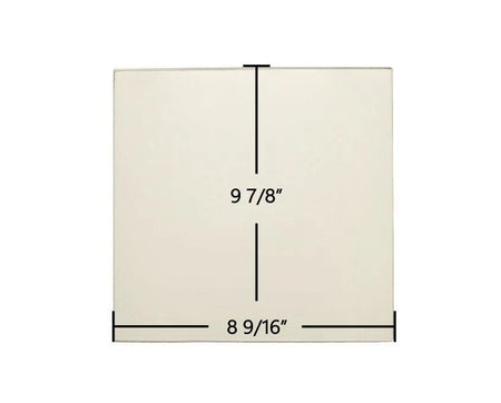 Whitfield Prodigy I & II WP3 Center Glass Panel (8 9/16" x 9 7/8") | OEM High-Temp Replacement | Part #13546400 | USA-Made Ceramic Stove Glass - Total Hearth